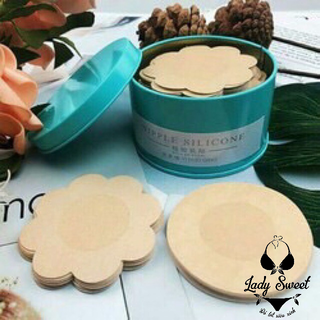 Hộp Dán Ti Giấy: 60 miếng - hộp sắt 👙 FEESHIP 👙 Dán Nhũ Hoa 307