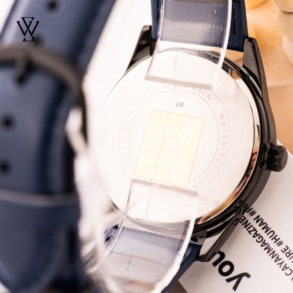 Đồng Hồ Quartz Nam Casio WATCHSTORE MTP-VD02BL-2EUDF Thiết Kế Kính Khoáng 41mm, Dây Đeo Da Và Vỏ Thép Không Gỉ