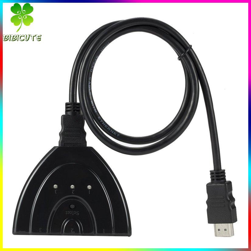 [Fast delivery]3 IN 1 OUT 1080P Hub V1.3B HDMI-compatible Splitter Cable For HDTV XBOX PS3