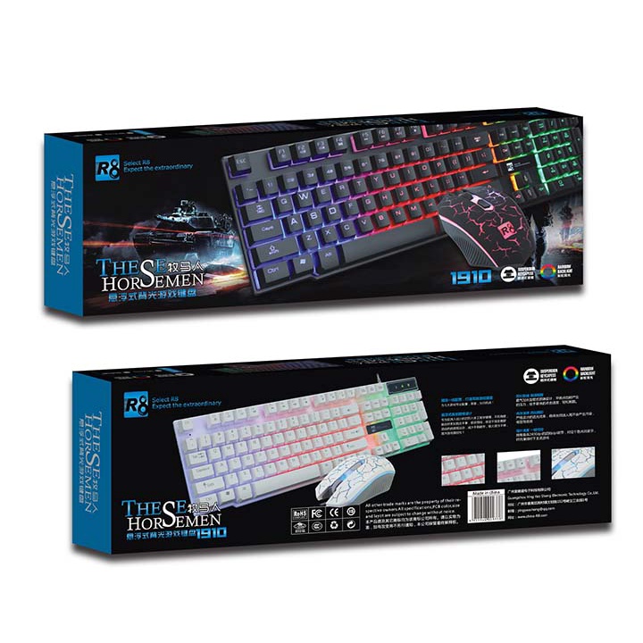 Bộ Bàn Phím Và Chuột Chuyên Game R8 1910 - hàng chính hãng