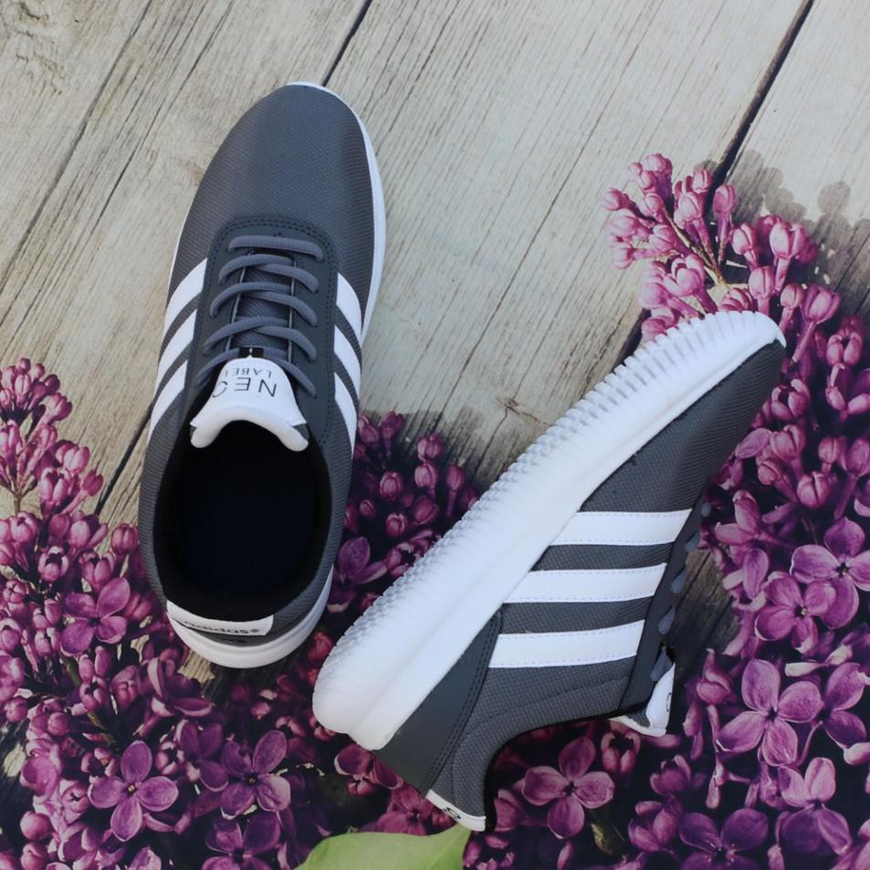 [Chính Hãng] Giày Adidas NữThời Trang Xám kẻ trắng [QNS] . 2020 new . 2020 ️🥇 New ✔️ 2020 new 👟 new . * XX !