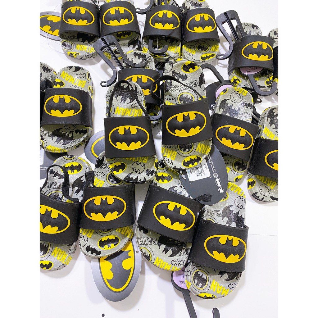 [Mã SKAMCLU7 giảm 10% cho đơn từ 0Đ] Dép Quai Hậu Bé Trai Siêu Nhẹ Batman MoMo House