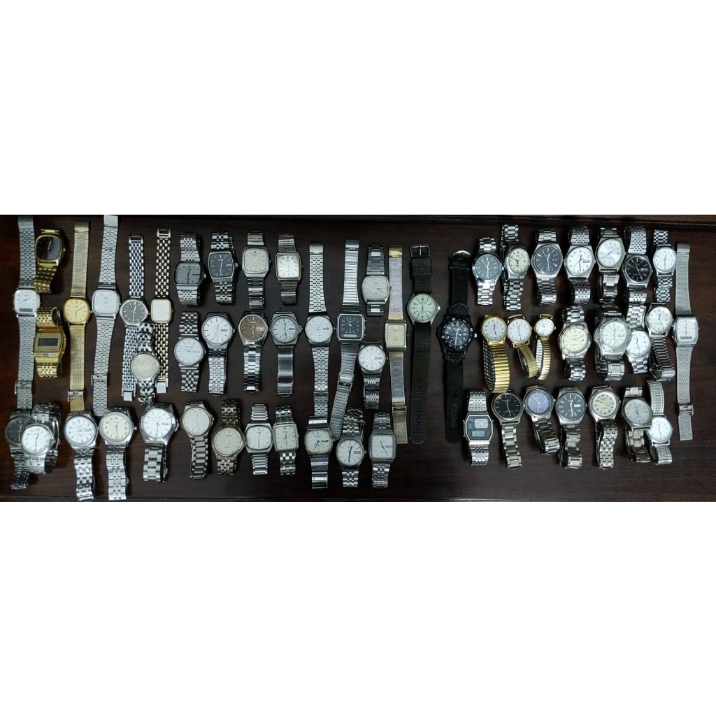 Đồng hồ si nam nữ Nhật Alba hàng 2hand chạy pin hoặc cơ mặt vuông/tròn link 3