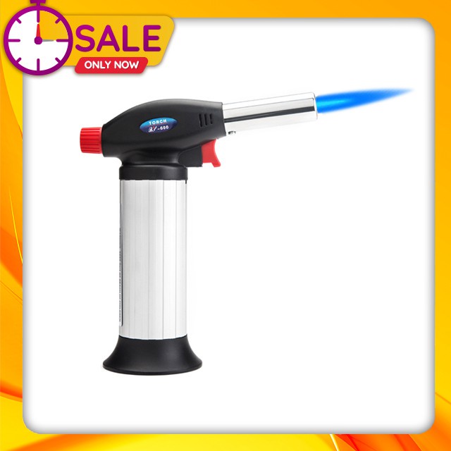 𝐇𝐨̣̂𝐩 𝐐𝐮𝐞̣𝐭 𝐁𝐚̣̂𝐭 𝐋𝐮̛̉𝐚 Khò 1 Tia Để Bàn BS-600 Thiết Kế Đẹp Độc Lạ Lửa Khò Mạnh Mẽ - Dùng g.a Cao Cấp