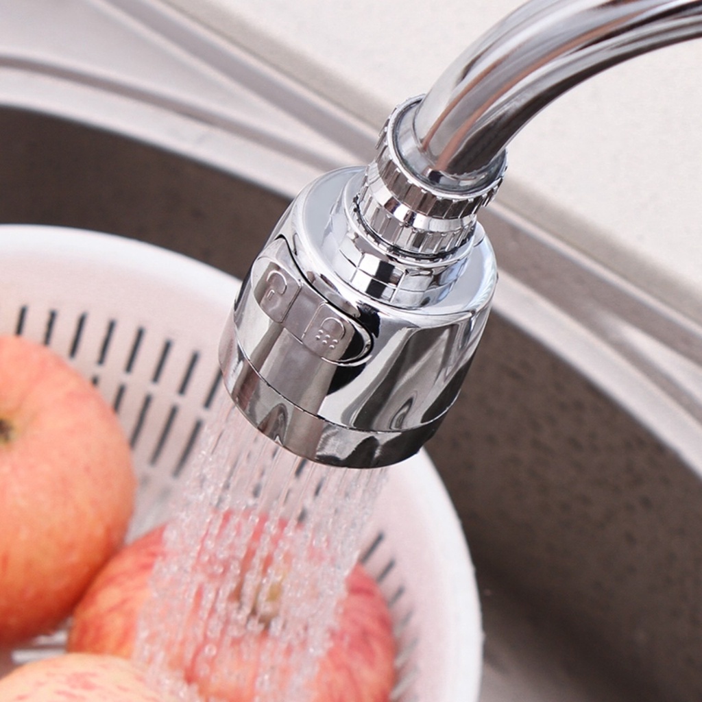 Đầu vòi nước tăng áp tạo bọt ,2 chế độ xoay 360 độ tiện dụng cho vòi rửa chén bát