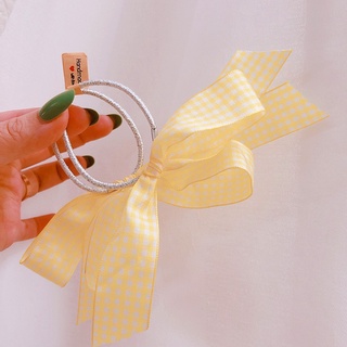 Cột tóc nơ ca rô cho bé - cột tóc bé gái- phụ kiện tóc  MH: B0443
