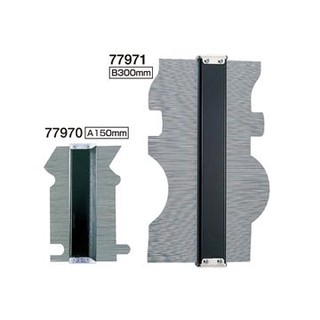 150mm dưỡng đo hình dạng shinwa 77970