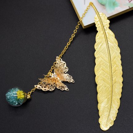 Bookmark đánh dấu Lông vũ cánh bướm kèm hộp