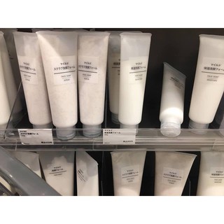 Sữa rửa mặt Tẩy tế bào chết MUJI FACE SOAP SCRUB 120g