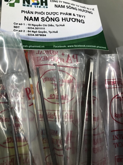 ❤ Nhíp phẫu tích nỉa y tế đầu tù có mấu 12cm 14cm 16cm pakistan - NHÍP NỈA GẮP Y TẾ CÓ MẤU SIZE LỚN 25cm