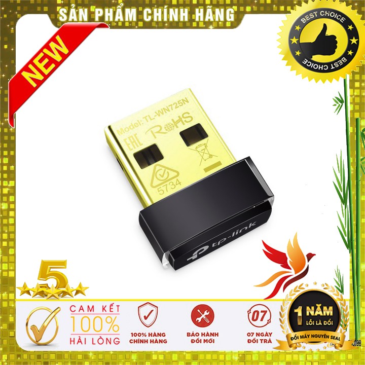 USB thu Wifi TP-Link TL-WN725N (Ko anten, 150Mbps)