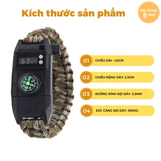 Vòng tay sinh tồn đa chức năng
