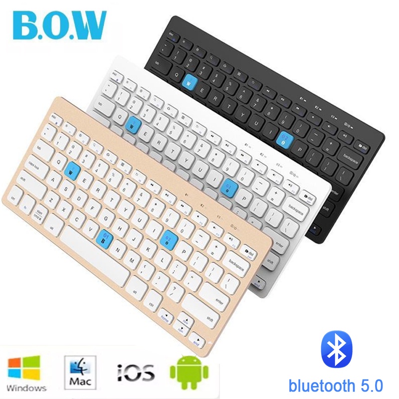 ( Rẻ Nhất Sàn ) Bàn phím bluetooth BOW HB191A kết nối điện thoại, Bàn phím không dây, Bàn phím tiện lợi.