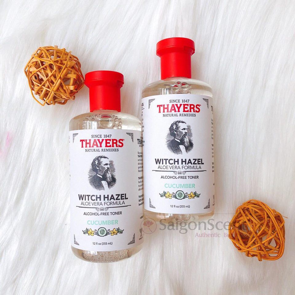 Nước Hoa Hồng Thayers Không Cồn Cucumber Witch Hazel Toner 355ml | BigBuy360 - bigbuy360.vn