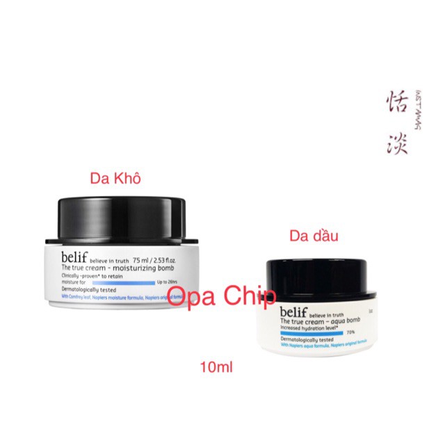 Kem Dưỡng Cấp Nước  Aqua Bomb The True Cream BeLif -Opachip