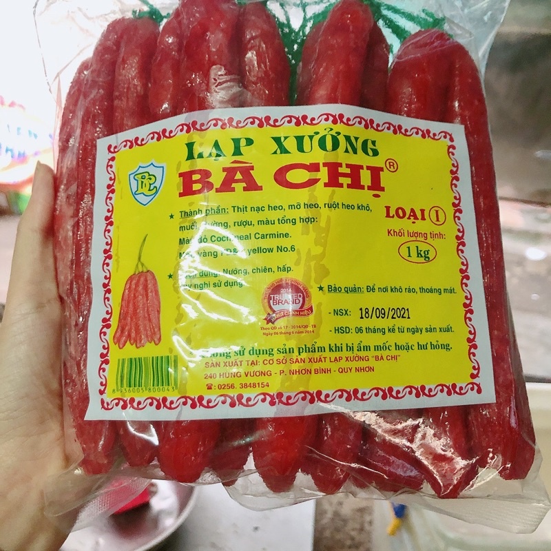 Lạp xưởng Bà Chị - Lạp Sườn Khô
