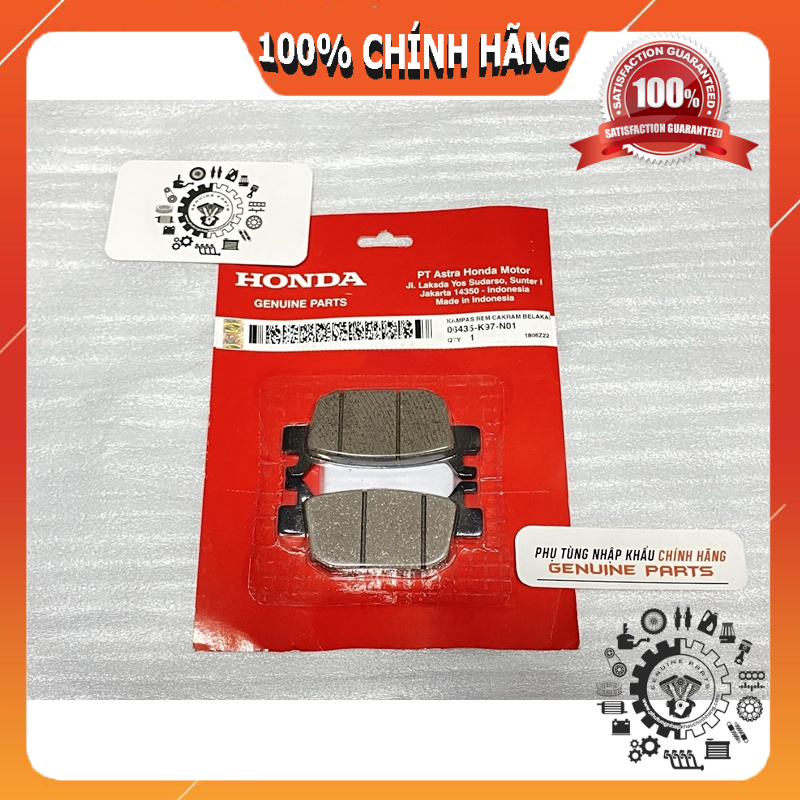 Bố thắng sau PCX 150 160, ADV 150, VARIO 160, SH 150 nhập Honda Indo, Má phanh 06435K97N01