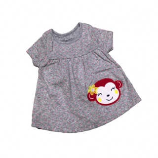 Áo Thun Bé Gái Thêu Đắp Hình Thú 9kg - 19kg