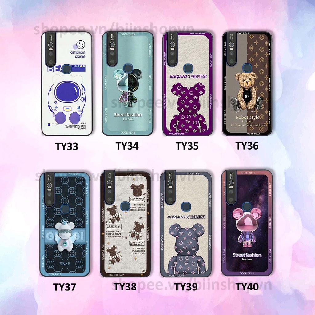 Ốp Vivo V15 / V15 Pro hình gấu bear brick đẹp độc lạ, thời trang, cá tính