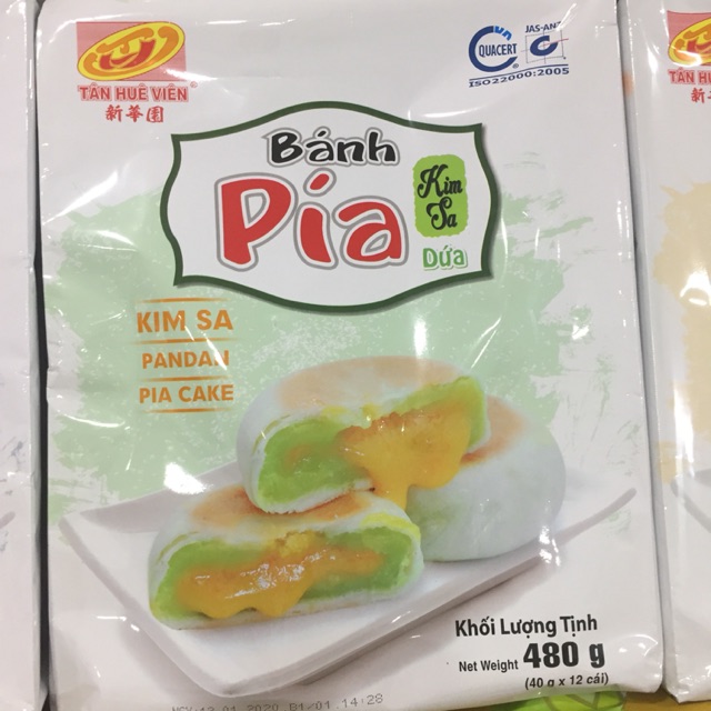 Bánh Pía Kim sa Mini Dứa (Kimsa Pandan Pia Cake)