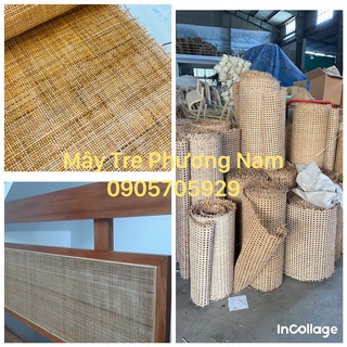 lưới mây caro khổ 50 mầu nâu đỏ do Phương Nam cung cấp sỉ lẻ toàn quốc