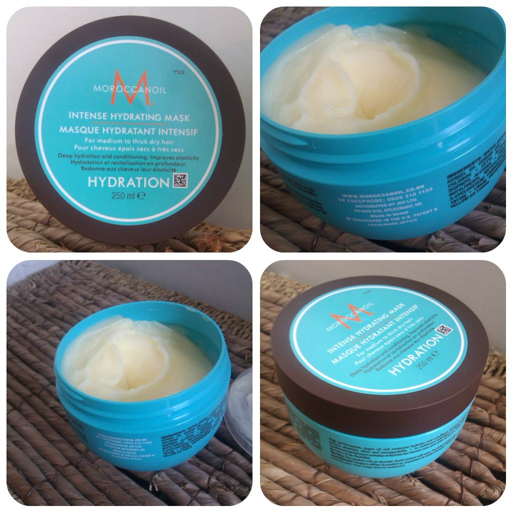 Chính hãng  Dầu hấp Moroccanoil Intense Hydrating Mask (vành đen) cho tóc khô 250ml ( New 2021 )