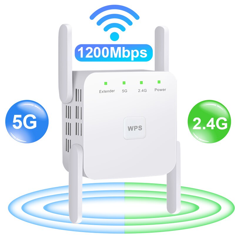Bộ Khuếch Đại Tín Hiệu WiFi 5G 1200Mbps 5GHz Chuyên Dụng Chất Lượng Cao
