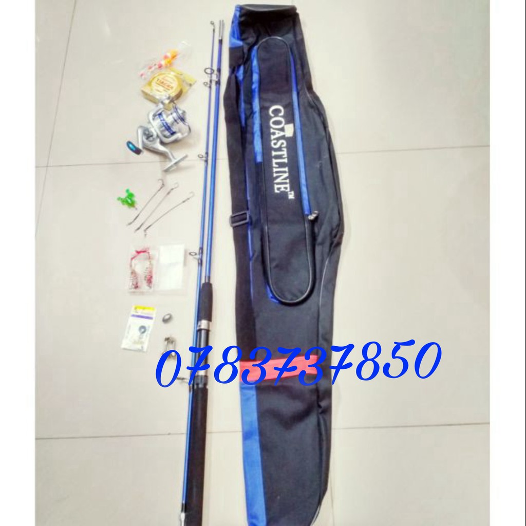 Combo bộ cần câu Shimano 2khúc đặc máy yumoshi AL6000và túi đựng đồ câu kèm phụ kiện SHOPDOCAUCHATLUONG [docauca2020]