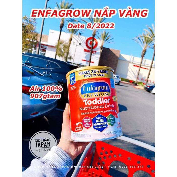 Sữa bột Enfagrow Premium toddler - Enfagrow đỏ, 907gr , 1.04kg -Mỹ