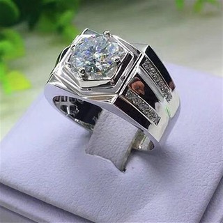 suxinjewelry/Nhẫn đính hôn kim cương bạc 925 sang trọng thời trang nam