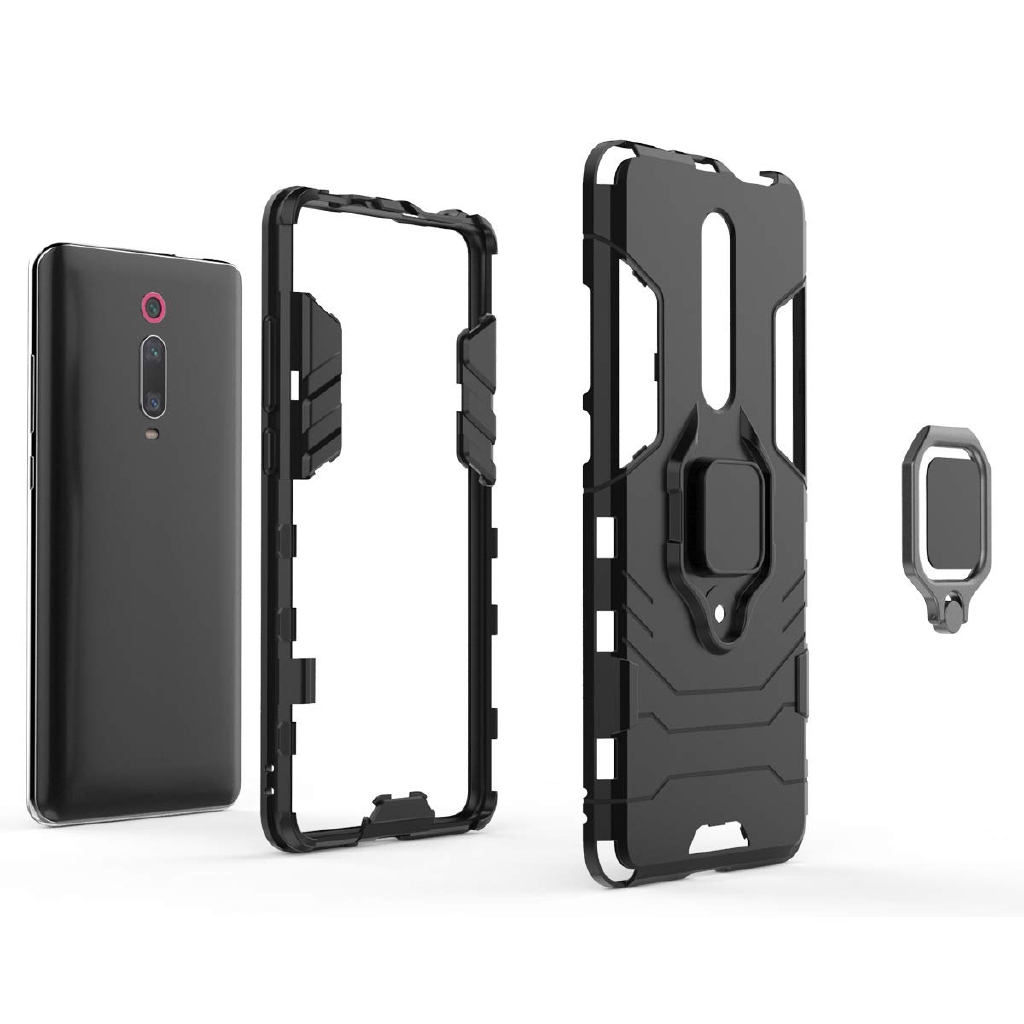 Xiaomi Redmi k20/k20PRO/xiao mi 9T MAGNETIC Standable RING Ironman Case