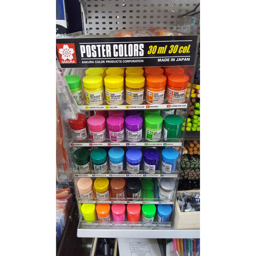 Màu nước Sakura poster color 30ml