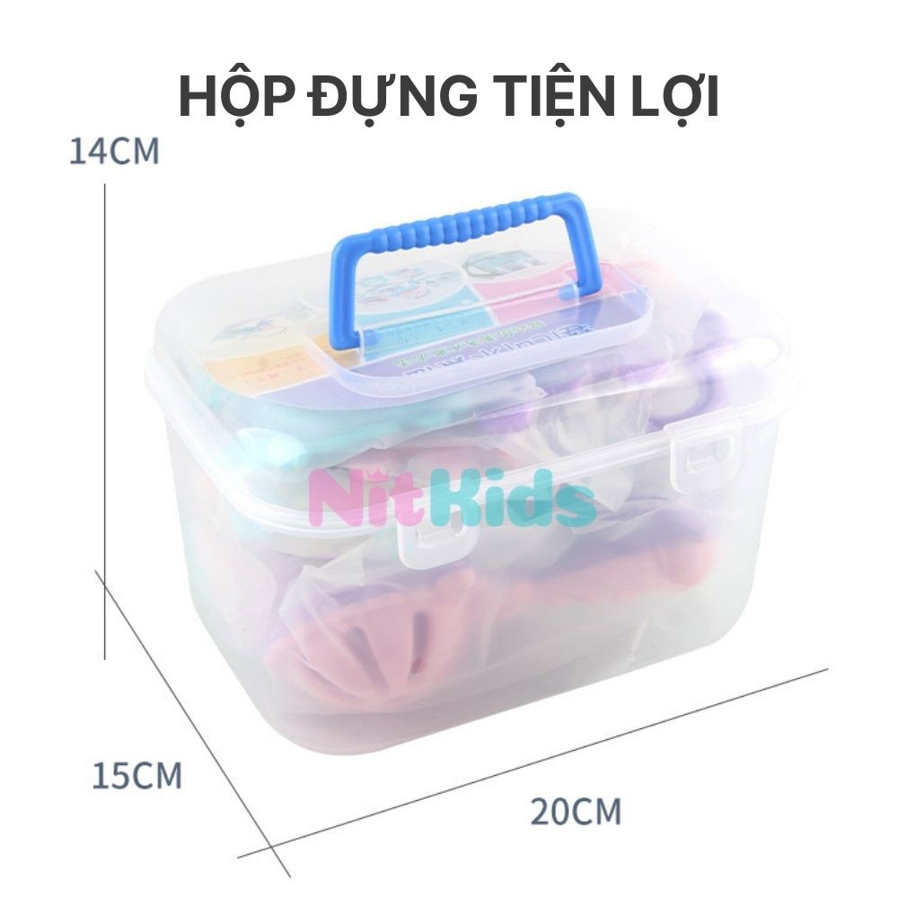 Gặm Nướu Cho Bé, Set 9 Lục Lạc Cầm Tay, Giảm Ngứa Lợi Khi Bé Mọc Răng, Nhựa ABS An Toàn