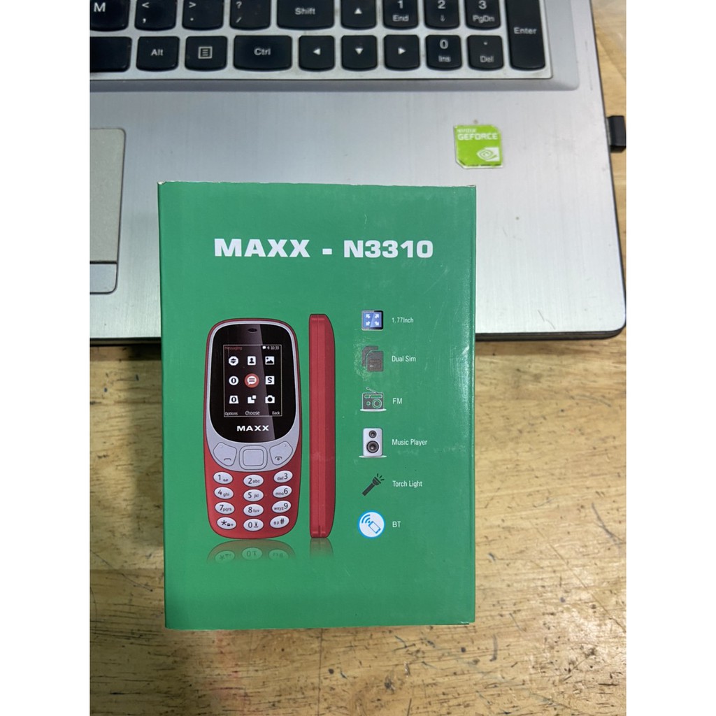Điện thoại Maxx N3310 Màn hình màu 1,8inch Nghe nhạc mp3, Nghe FM không cần tai nghe