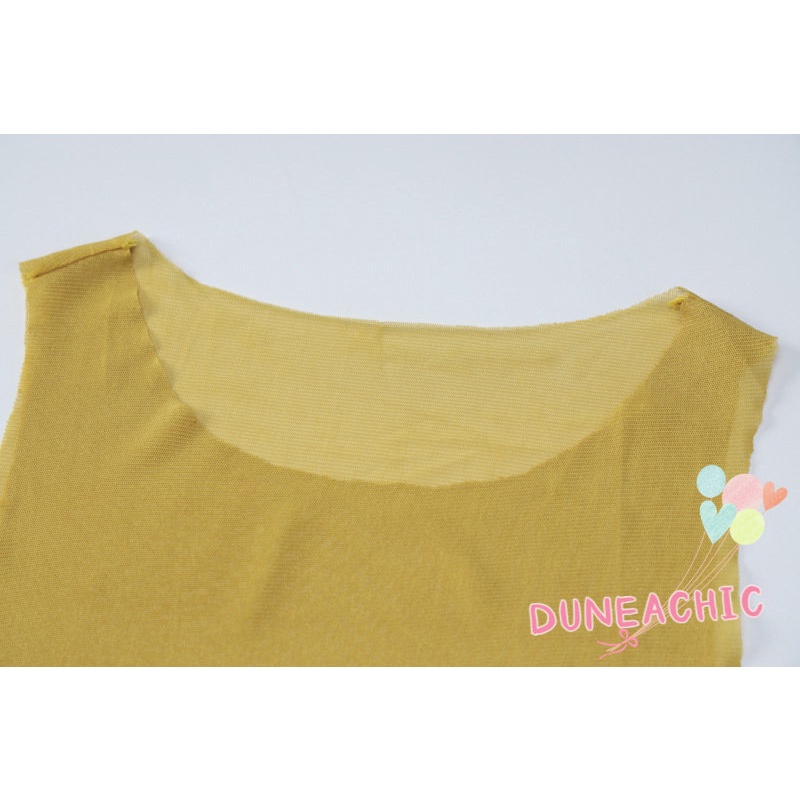 DUNEA Đầm phối lưới xuyên thấu thời trang dành cho nữ