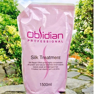 Túi Dầu hấp Ủ tóc Obsidian Silk Treatment siêu mượt Hàn Quốc chính hãng 1500ml