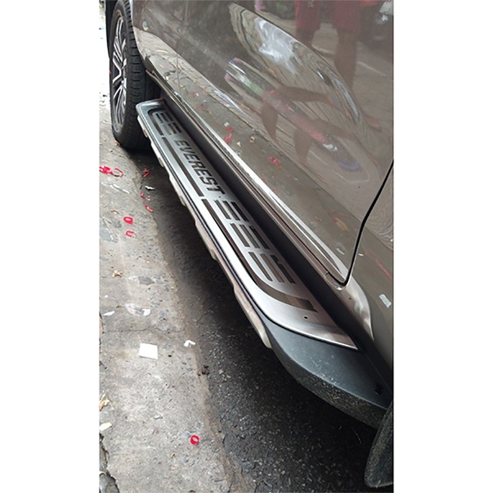 Ốp Bệ Bước Ngoài Chất Liệu Inox Dành Cho Xe Ford Everest