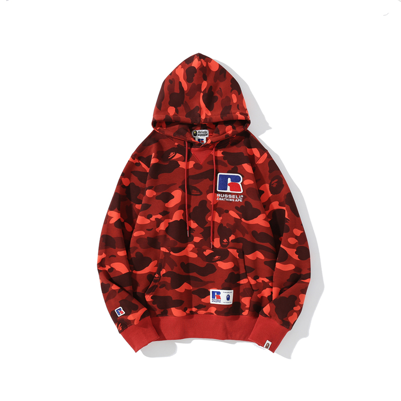 Bape Áo Khoác Hoodie Họa Tiết Rằn Ri Thời Trang Cho Nam