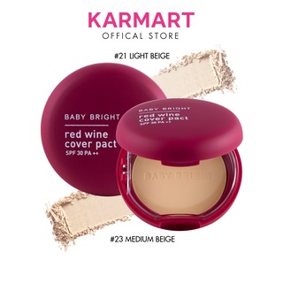 Phấn Phủ Rượu Vang Đỏ Baby Bright Red Wine Cover Pact SPF 30 PA++ 6.5g