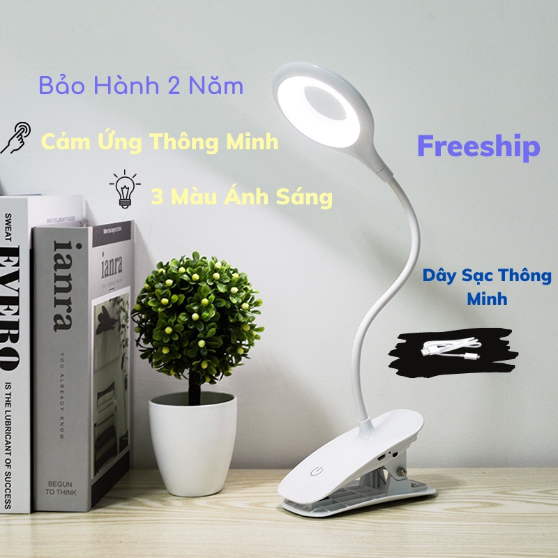 Đèn Học Kẹp Bàn, Đèn Học Chống Cận Bảo Vệ Mắt 3 Ánh Sáng Sun.z