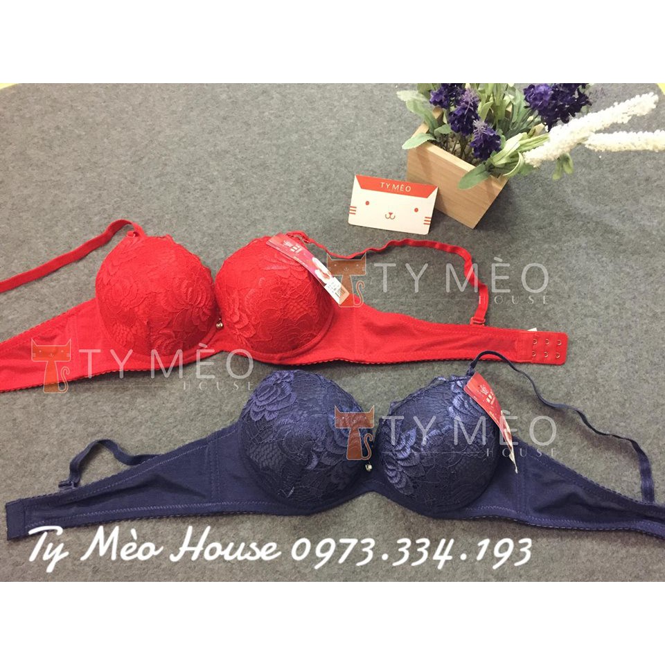 🌹 Áo lót ngực NÂNG Push Up ren cánh hoa 8686 🌹