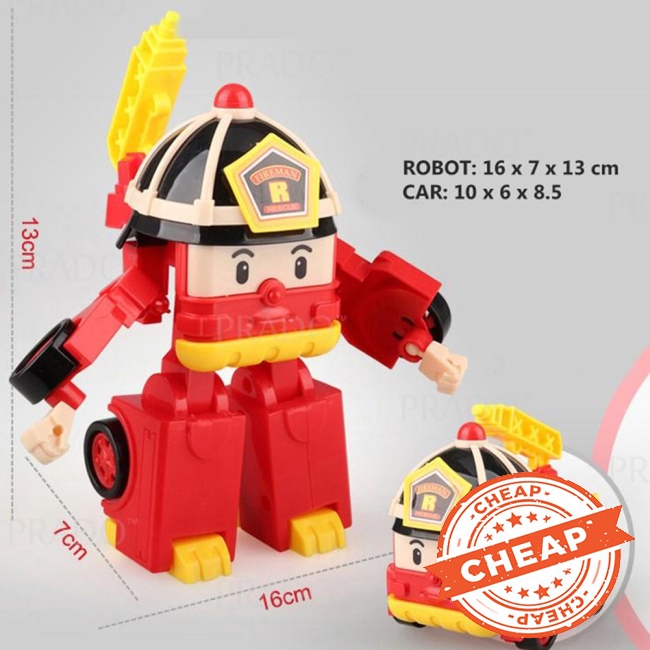 Bộ Đồ Chơi Xe Hơi Biến Hình Robot Trong Phim Hoạt Hình Hàn Quốc 6 Trong 1