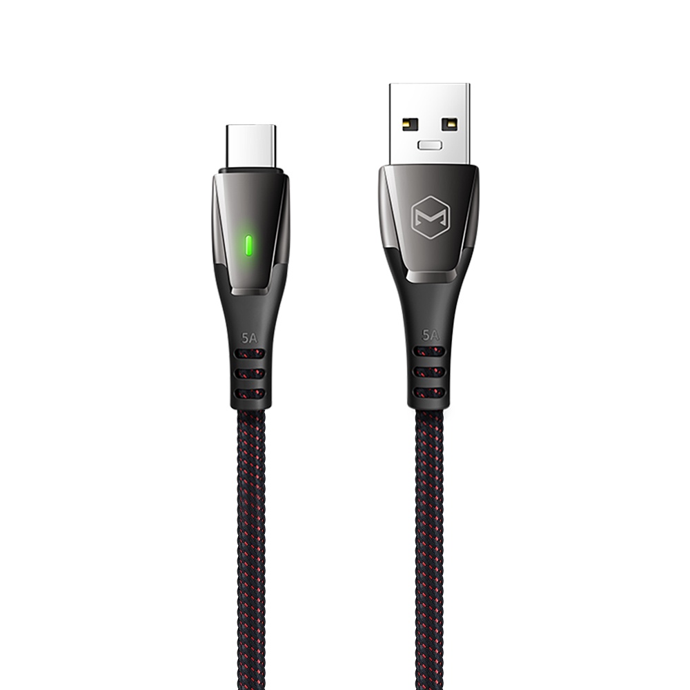 Dây Cáp Sạc Nhanh Tự Ngắt Kết Nối Mcdodo Type-c USB 5A VOOC  OPPO Find X R17 Reno
