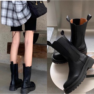 Boots cao cổ ulzzang hot trend Hàn Quốc
