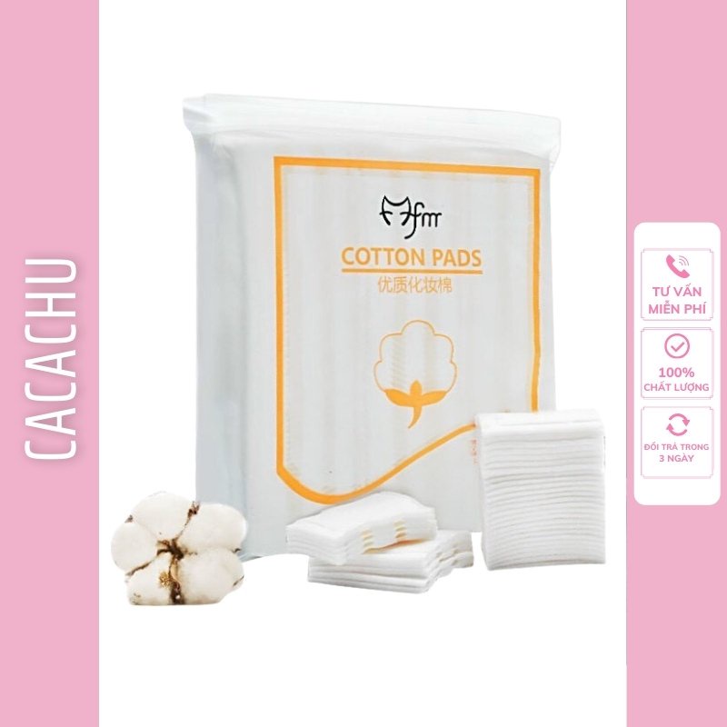 Bông Tẩy Trang 3 Lớp Cotton Pads 222 miếng CACACHU BTT222 - Hàng nội địa Trung