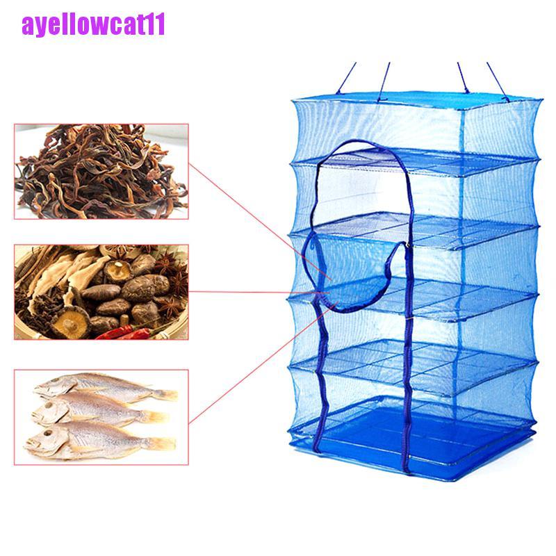Lồng Lưới Phơi Cá / Rau Củ Quả 4 Tầng