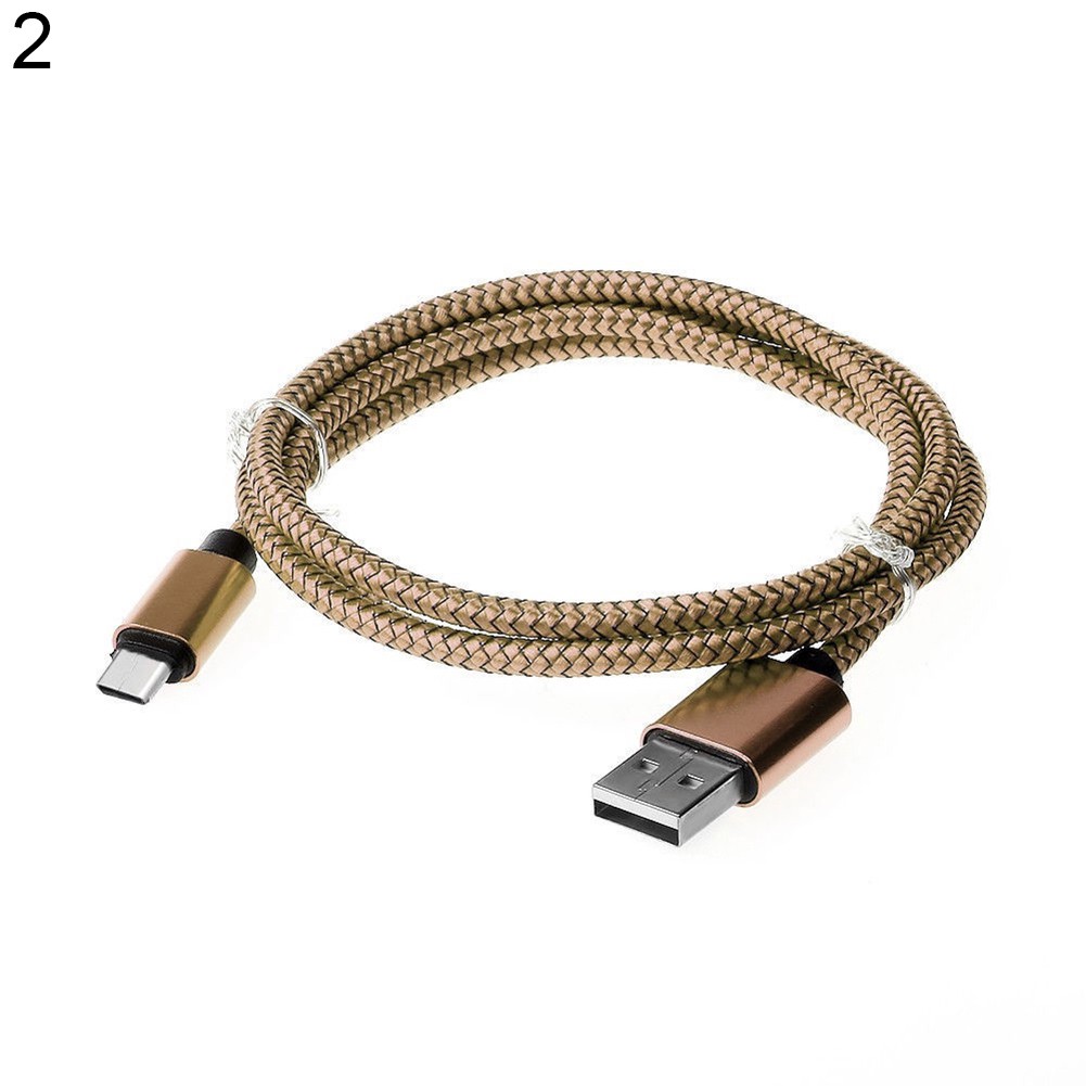 Dây Cáp Sạc Truyền Dữ Liệu Usb Type C 1 / 2 / 3m Cho Samsung Galaxy S8 A5 A7