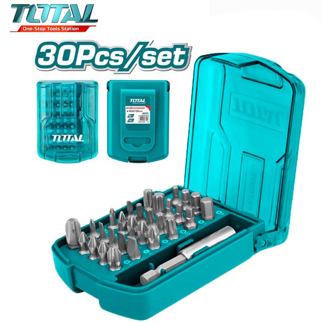 Bộ 30 mũi bắt vít 25mm Total TACSD10306 Vặn vít đa năng