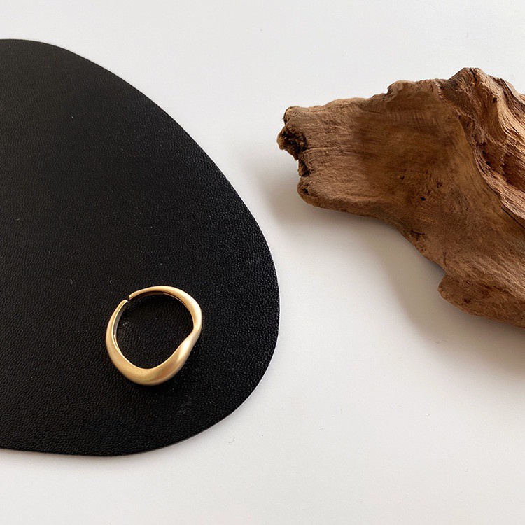 Nhẫn Bất Đối Xứng 191144Nhẫn Đeo Khớp Ngón Trỏ Dạng Mở Cá Tính Đơn Giản Cá Tính Có Thể Điều Chỉnh