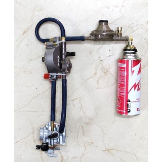Bộ chuyển đổi xe máy chay xăng thành chạy gas HVGAS bản dùng bình mini